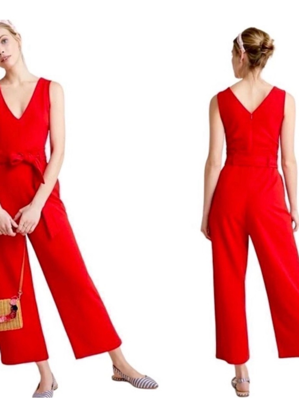 Anthropologie Cathy Structured Jumpsuit Sz S